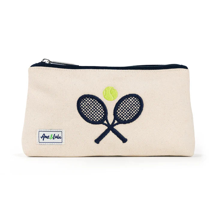 Brush it Off Cosmetic Case - Brush it Off Cosmetic Case (Tennis)