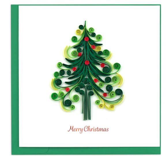 Quilling Card -  Christmas Tree