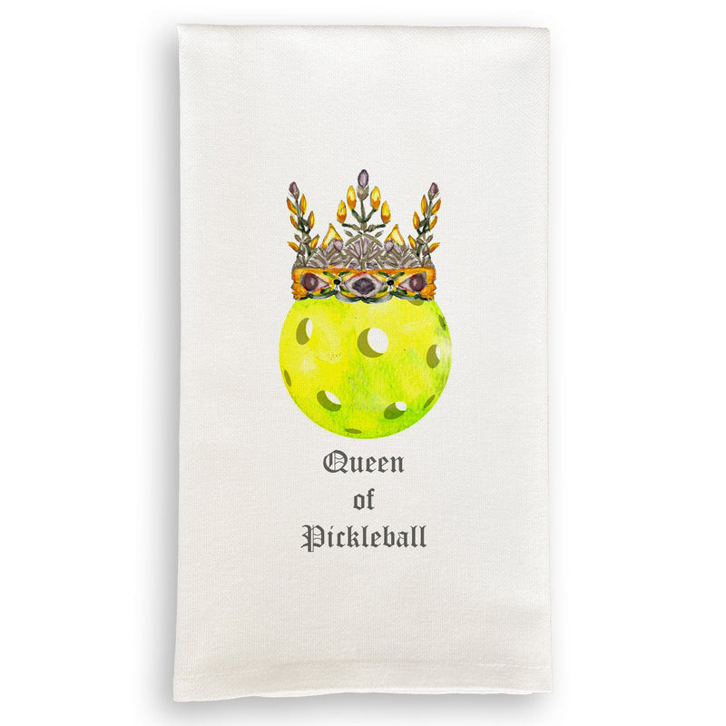 French Graffiti - Queen of Pickleball Dish Towel