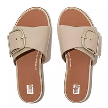 Load image into Gallery viewer, Fitflop Maxi-Buckle Leather Slides
