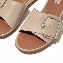 Load image into Gallery viewer, Fitflop Maxi-Buckle Leather Slides
