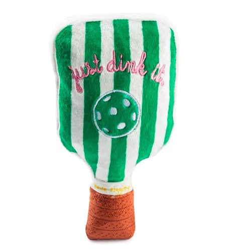 Haute Diggity Dog Pickleball Paddle Green Stripes