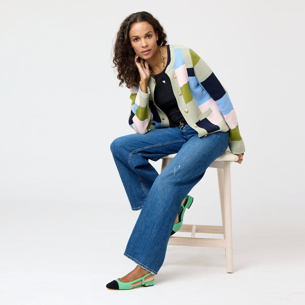 Kerri Rosenthal - Beau-Lero Patchwork Cardigan