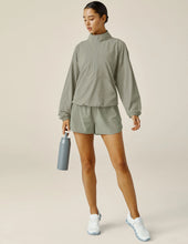 Load image into Gallery viewer, Beyond Yoga - Stretch Woven In Stride Short Grey Sage
