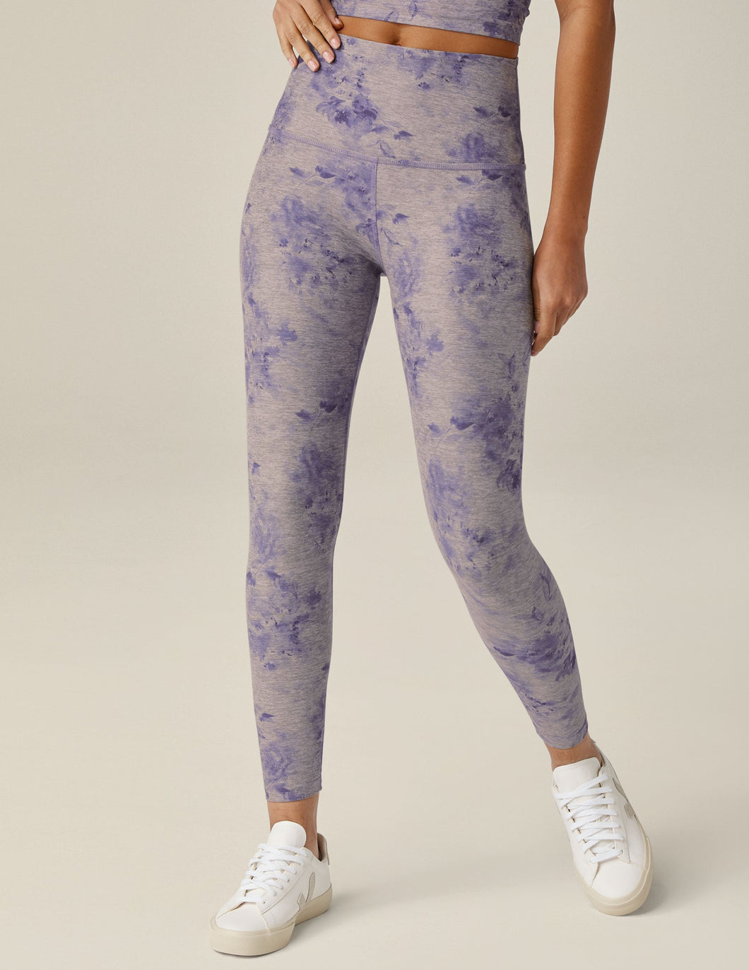 Beyond Yoga - Softmark HW Midi Legging - Underwater Floral