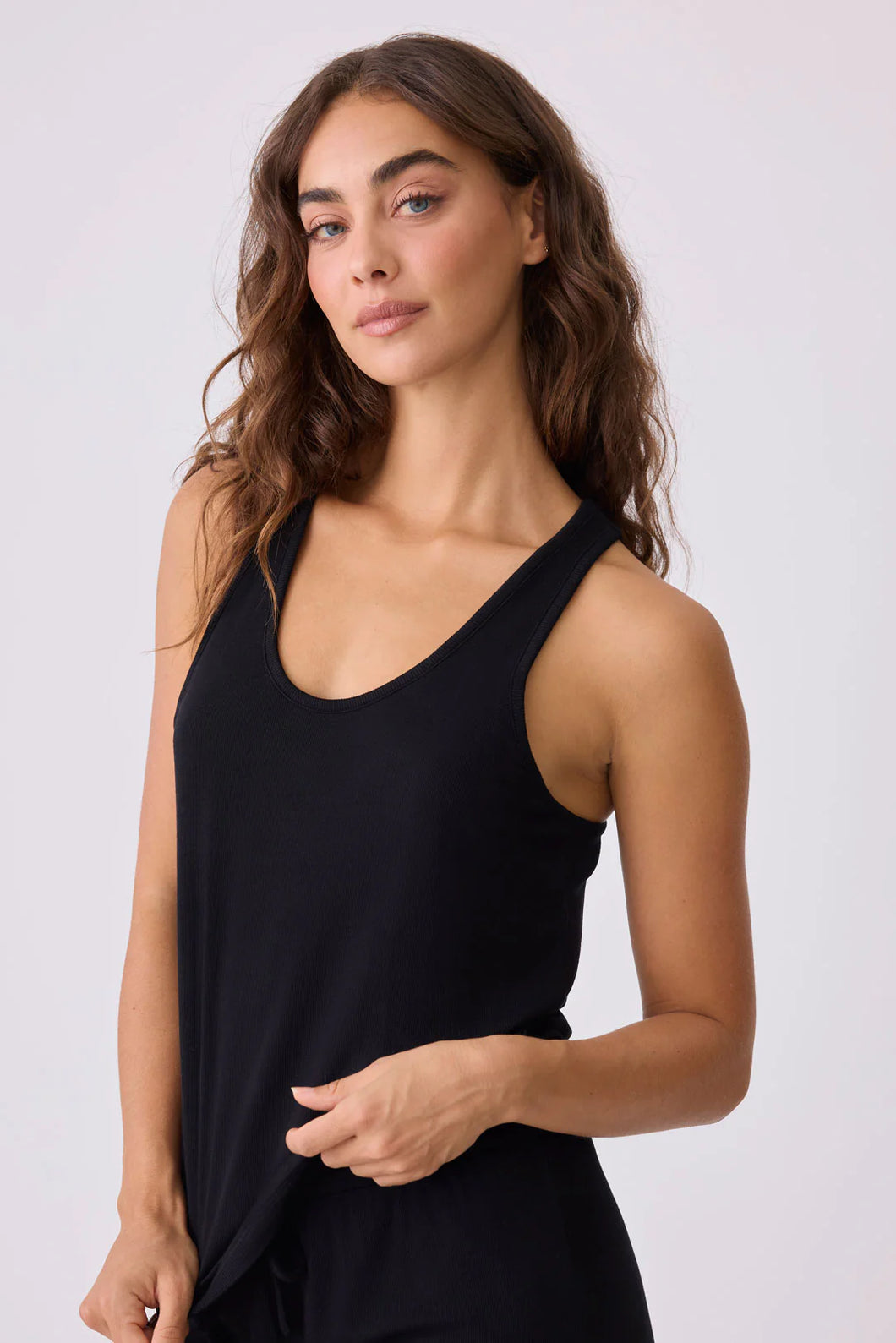 PJ Salvage - Lacey Basics Tank Black