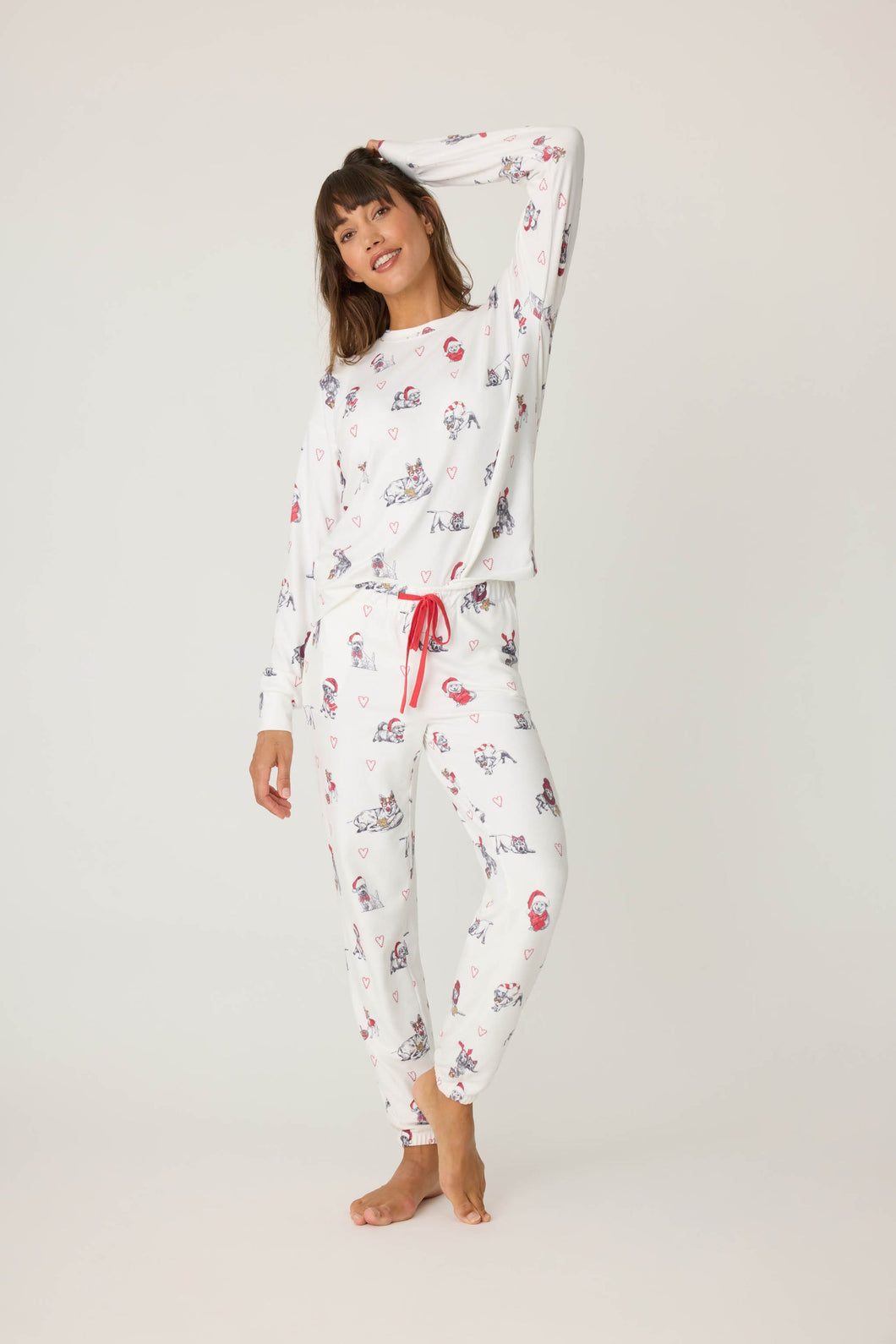 PJ Salvage - Candy Cane Lane LS/Pant Set