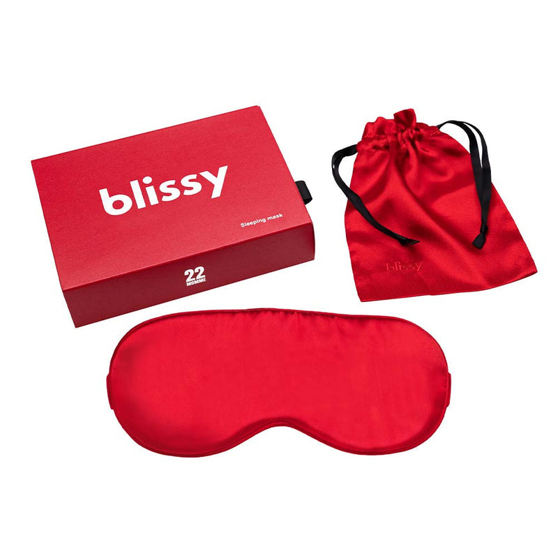 Blissy - Silk Eye Mask (Red)