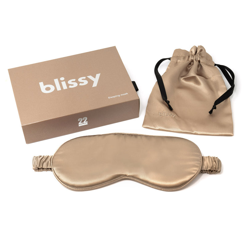 Blissy - Silk Eye Mask (Taupe)