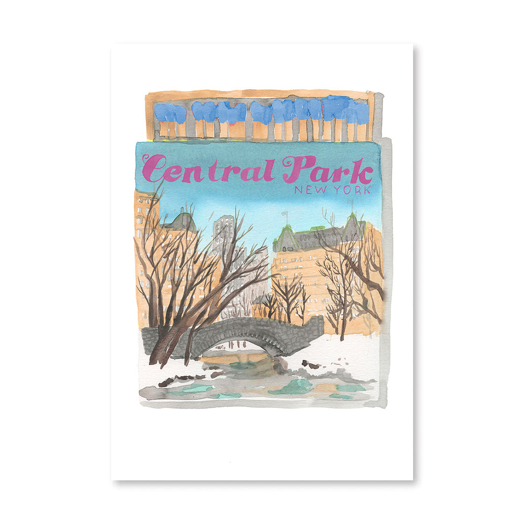 Furbish - Central Park Matchbook - 5x7 Print