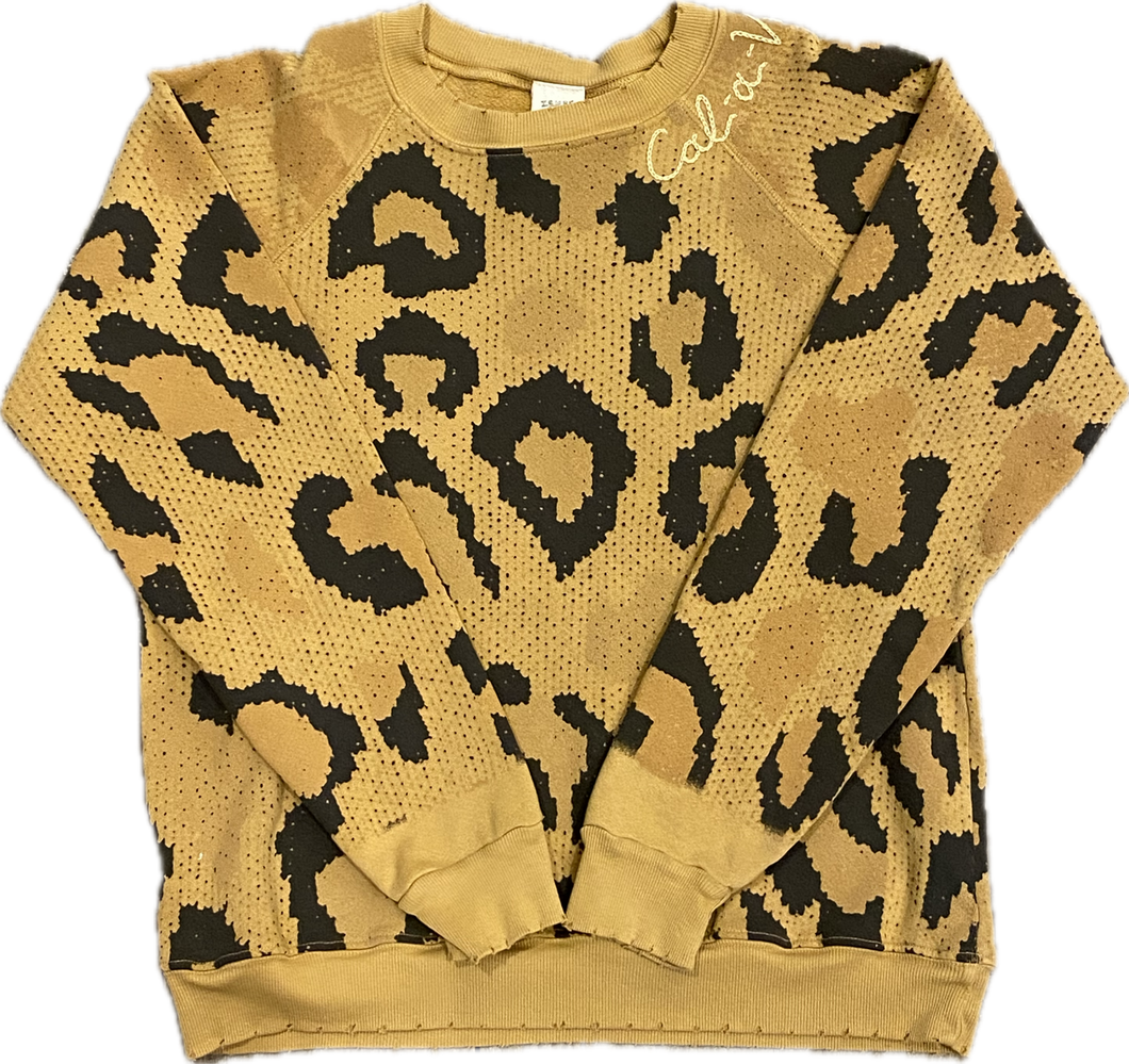 Cal-a-Vie Boyfriend Sweatshirt (Leopard)